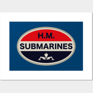 HM Submarines - Royal Navy Submarine Service Posters and Art